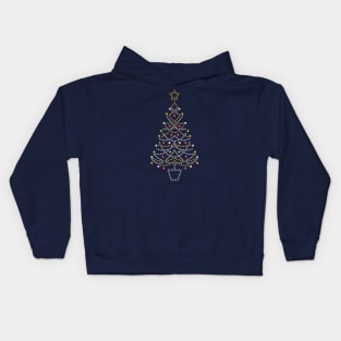 Sequin Christmas Tree Kids Hoodie